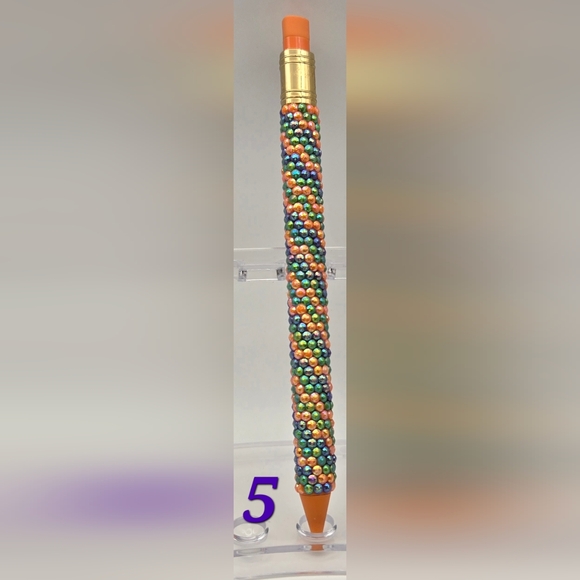 Erins Lovely Creations Jewelry - Hand Placed Rhinestone Beaded Pencils